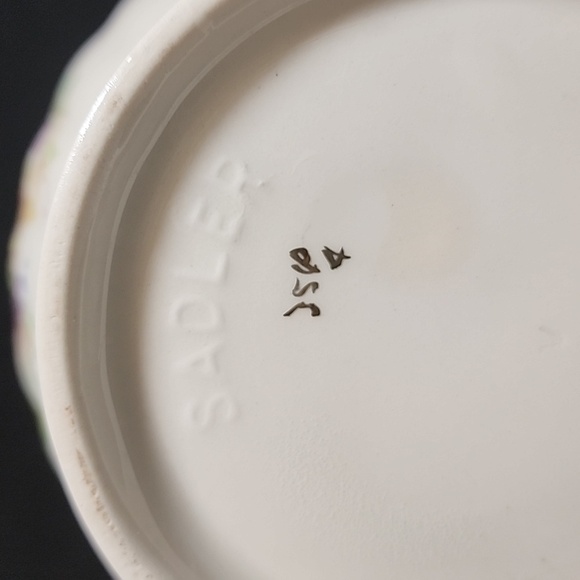 Early Mid-Century Sadler 3540 England Floral Teapot - Picture 8 of 14